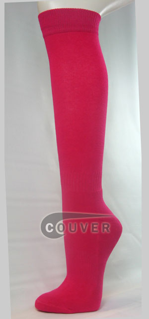 Hot Pink Knee high Socks Wholesale