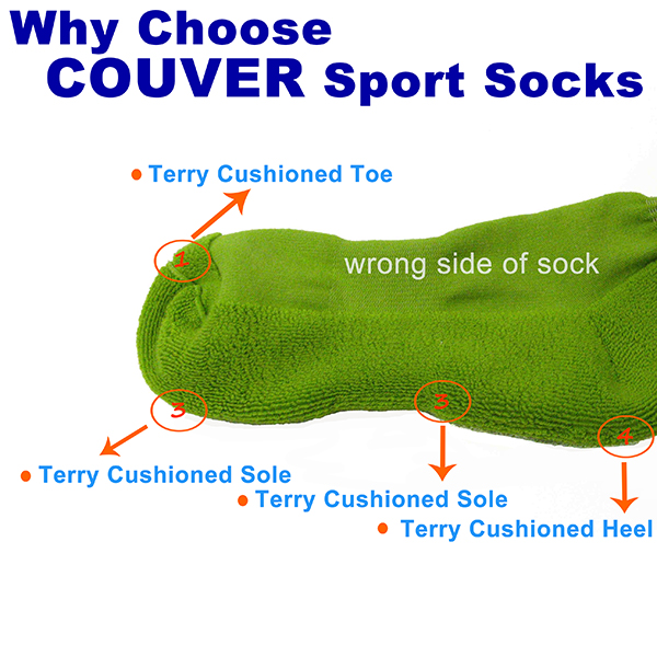 Couver wholesale manufacturer best quality athletic running socks